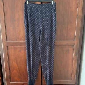 Stella McCartney Black Monogram Jogger Pants